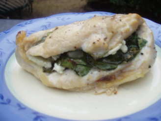 Chicken Breasts Stuffed with Feta and Spinach