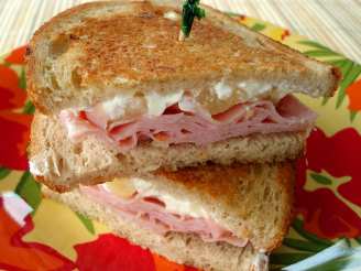 Island-Inspired Grilled Ham Sandwich