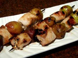 Pork Tenderloin and Fig Kebabs