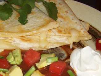 Manchego Cheese Quesadillas for 2