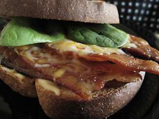 Broiled Bacon Cheese and Onion Sandwich