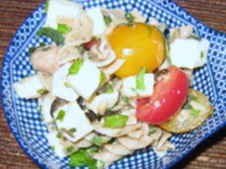 Olives, Tuna and Fresh Herbs Pasta Salad