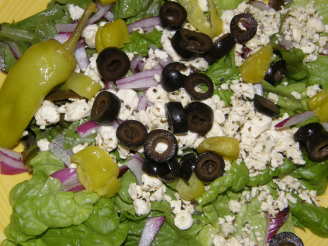 "chic to Be Greek" Salad , from Salad Creations