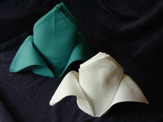 Serviette/Napkin Folding, the Fleur De Lis