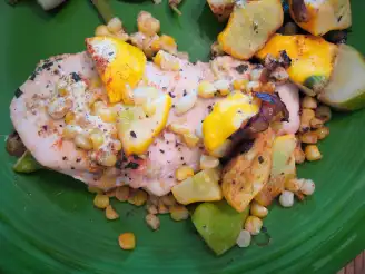 Chicken and Summer Squash Packets