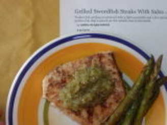 Grilled Swordfish Steaks With Salsa