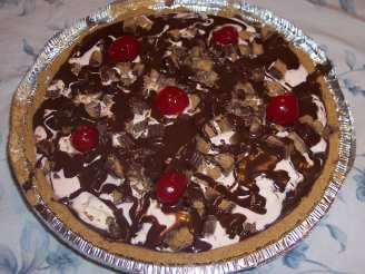 Chocolate Cherry Ice Cream Pie