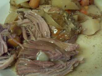 Crock Pot Pork Roast, Potatoes, and Carrots