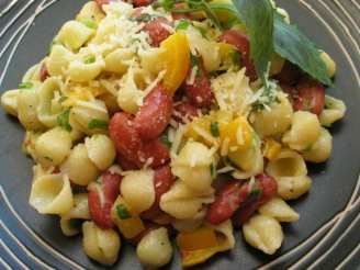 Lemon and Hot! Pasta Salad With Kidney or Cannellinni Beans
