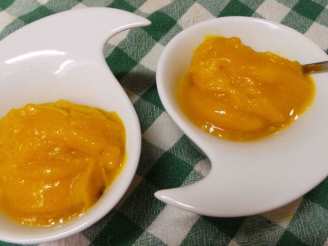 Mango Ginger Sorbet  ( Ice Cream Maker )