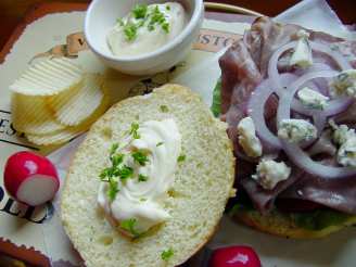 Roast Beef and Blue Cheese Sandwich