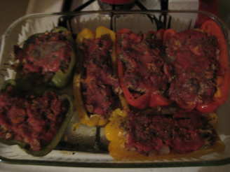 Vegan Vegetable Stuffed Bell Peppers