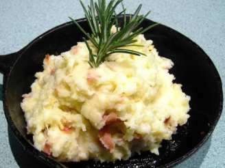 Mashed Potatoes With Prosciutto and Parmesan Cheese