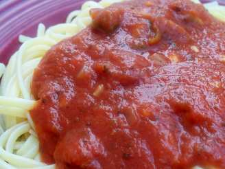 Mikey's Favorite Meatless "paghetti" Sauce