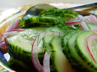 Sunday Afternoon Tea Quick Pickled Cucumber and Onion