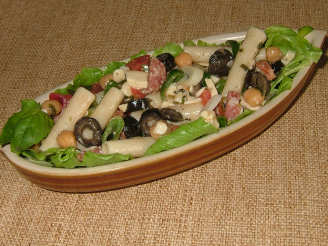Antipasto Pasta Salad W/Basil Vinaigrette