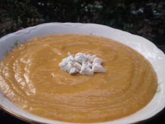 Carrot and Stilton Soup (For Your Microwave)