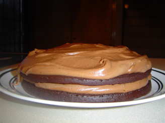Flourless Chocolate Heart Cake