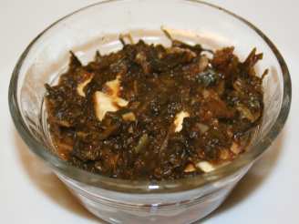 Indian Saag Paneer (Low Fat Cheese With Spinach)