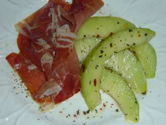 Prosciutto With Marinated Melon