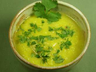 Chilled Spiced Yellow-Squash Soup