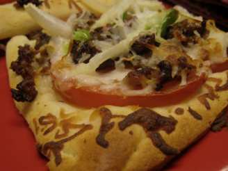 Sausage Onion and Pepper Pizza