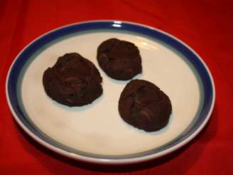 Triple Chocolate Mint Chip Cookies