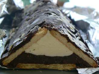 Pudding-Filled Biscuit Triangle
