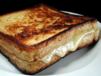 Lightly-Butter Fried Cheese Sandwich