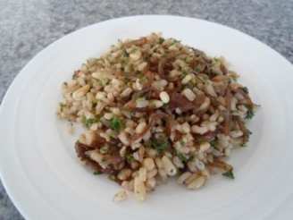 Brown Rice and Caramelized Onion Salad
