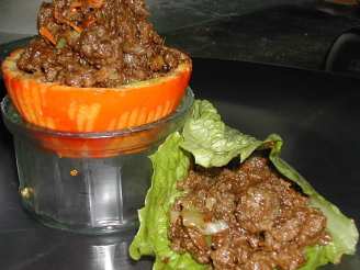 Minced Lamb With Ginger, Hoisin, and Green Onions