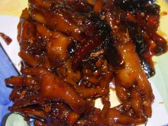 Ginger Glazed Chicken Feet With Brown Sugar and Soy