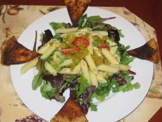 Hot Cool Pasta Salad With Green Chile Vinaigrette