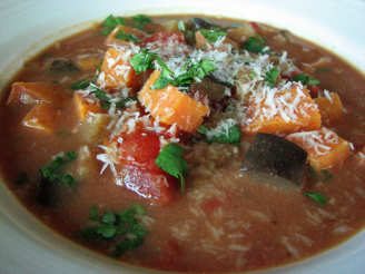 African Sweet Potato and Peanut Soup