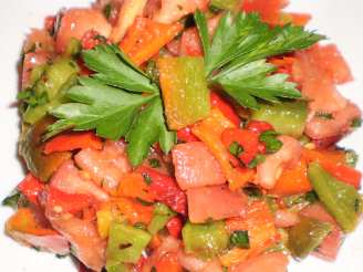 Moroccan Tomato and Capsicum Salad