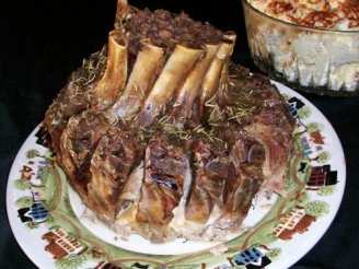Crown Pork Roast With Cranberry Stuffing