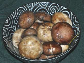 Baked Garlic Mushrooms