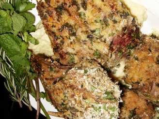 Mustard and Herb Crusted Lamb Rack