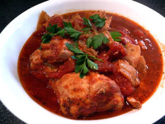 Saucy Italian Style Chicken Thighs - Crock Pot