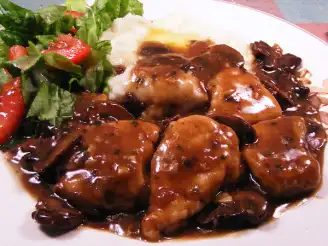 Chicken Medallions With Sweet Sherry & Mushroom Sauce