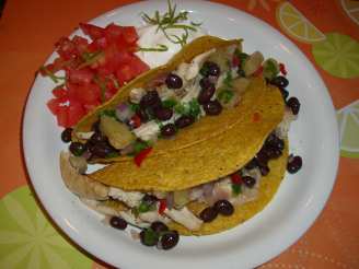 Margarita Chicken Tacos With Salsa