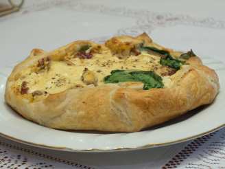 Feta and Spinach Free-Form Pie