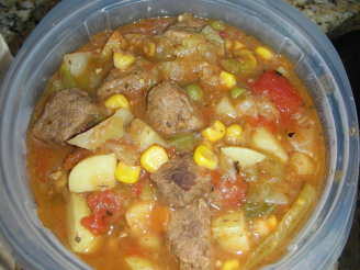 Big Brother Ted's Veggie Beef "stoup"!
