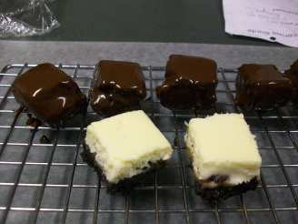 Chocolate Caramel Cheesecake Bites
