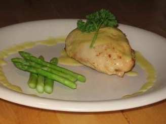 Crab Stuffed Chicken With Hollandaise Sauce