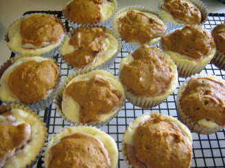 Cream Cheese Filled Carrot Muffins