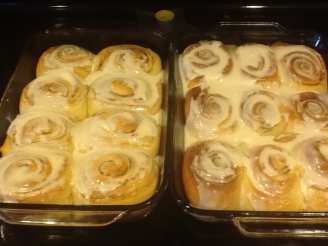 Frosted Cinnamon Icebox Rolls