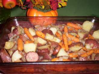 Hearty Vegetable and Sausage Bake