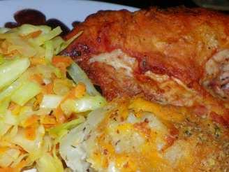 Awesome Golden Oven Fried Chicken