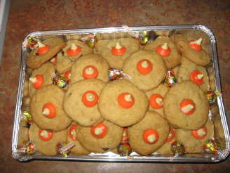 Candy Corn Kiss Cookies